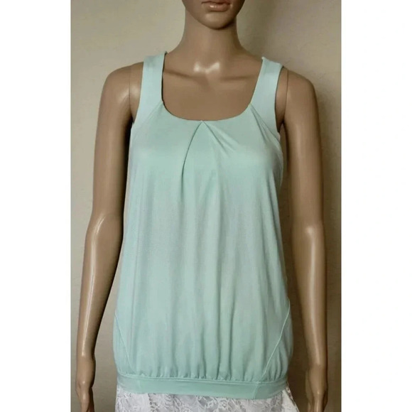 Lululemon Nouveau Limits Tank Top Sports Bra Sea Mist Size 4 - Picture 2 of 9